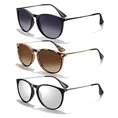 B-3pack-black Frame Gradient Grey Lens+leopard Frame Brown Lens+black Frame Silver Lens