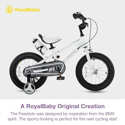 Image of RoyalBaby Kids Bike with Dual Handbrake for Beginners,12 14 16 18 20 Inch Bicycle for Boys & Girls Ages 3-10 Years