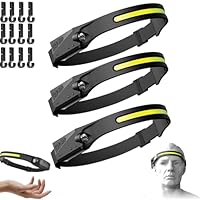 Lumi Light, 2026 New Lumi Light Headband, LumiLight Headlamp, Rechargeable USB-C Lightweight Headlamp, Waterproof Head for Camping Running Fishing (3 pcs)
