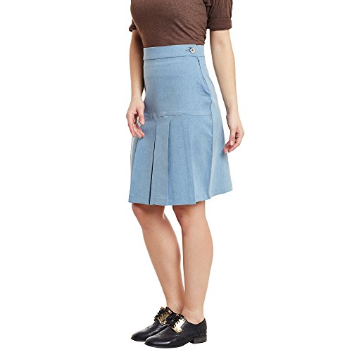Image of Rider Republic Women's Pencil Midi Skirt (312091-28 Light Blue 28)