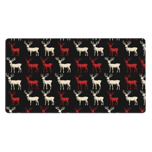 Tapis de souris de jeu cerf pour le travail et ordinateur portable