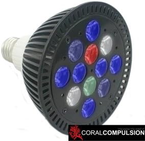 Coral Compulsion 24w Par38 LED 20k Full Spectrum Dimmable Reef Light