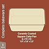 Square Cake Pan - Aluminized Steel, Ceramic Non-Stick Coating, Non-Toxic, Ideal Size, Heavy-Duty, Elevate Your Baking with Durability and Style! #1