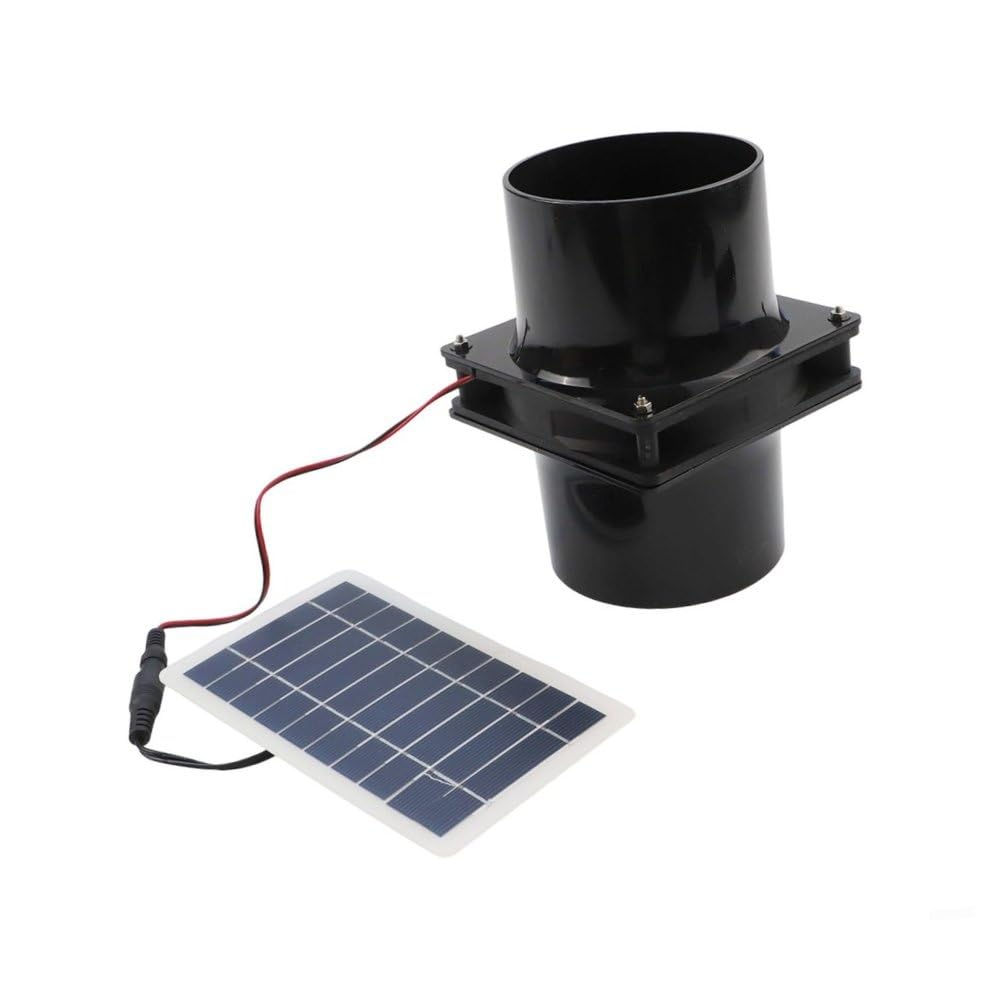 Ventilador para autocaravana 12V, extractor solar para casa de campo