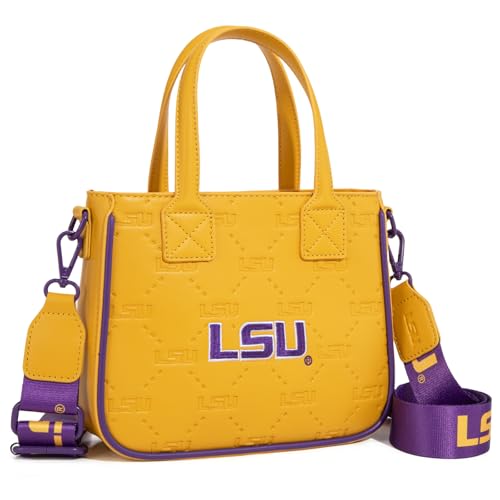 Montana West Bolsa tiracolo pequena para mulheres, alça superior, bolsa de mão com zíper, Lsu-amarelo