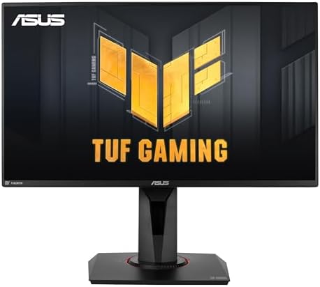 ASUS TUF Gaming VG259QR - Ecran PC gaming 24,5" FHD - Dalle IPS - 1ms - 165Hz - 1920x1080 - 300cd/m² - 1x DP & 2x HDMI - ELMB - Nvidia G-Sync - Haut-parleurs - Shadow Boost, Noir