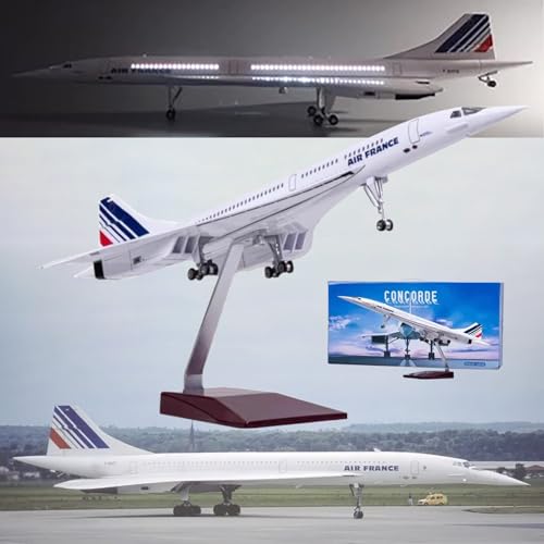 Modelo Concorde Air France escala 1:125 modelo de avión de resina ordinario