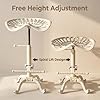 Rustic Industrial Farmhouse Tractor Seat Adjustable Height 21.65-27.56in Bar Stool Industrial Bar Chair (Aged White, Cast Iron)