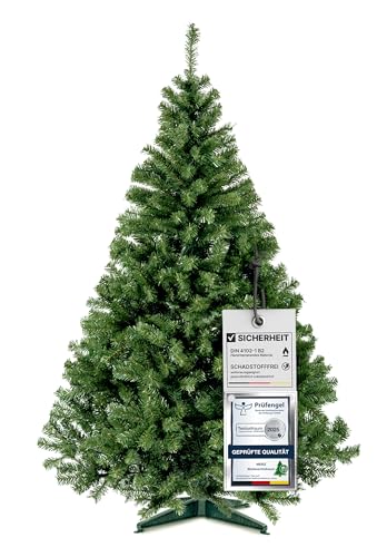 150 cm Künstlicher Weihnachtsbaum aus 100% PVC – Dicht & Formstabil...