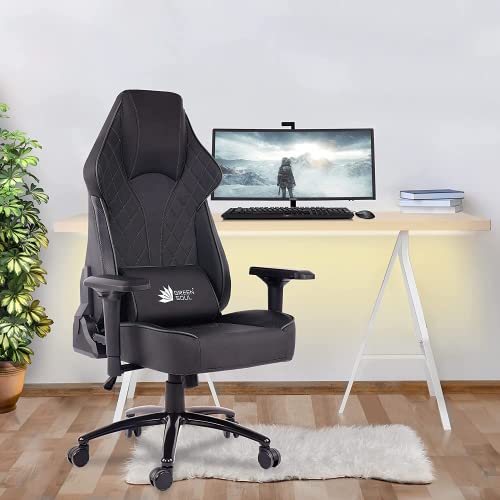 Green Soul Glance Series Multi-Functional Office Chair (Black)