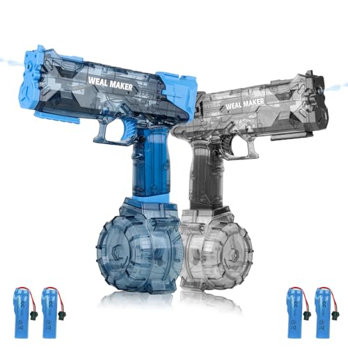 Electric Water Gun 2PCS Automatic Water Pistol 26ft Long Range