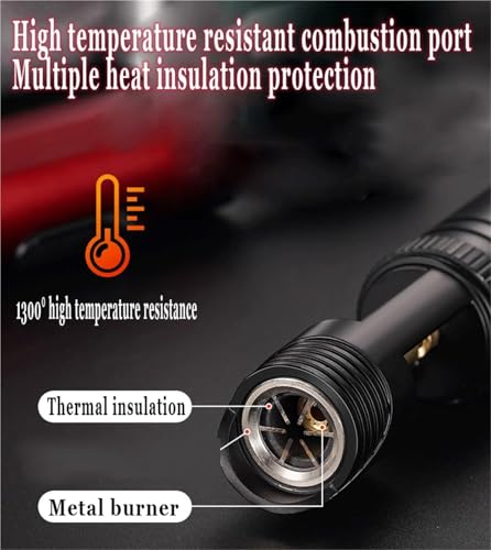 Encendedor de butano recargable multifuncional para soplete de cocina 7