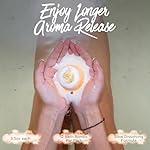 EvolutionUSA Inspire Bath Bombs for Women, 12 Gorgerous Flower Bath Bombs Topped with Dried Flowers, Luxurious Mother's Day Gift Set, Brithday Gift, Easter Gift or for Creating Lush Self Care Moment - Image 3