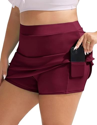 Hanna Nikole Bikini Damen Curvy Flatternde Ärmel Bauchweg Push Up