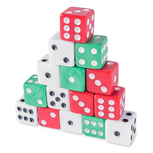 Super Z Outlet Standard 16mm Dice (Multicolor 18pc) - Thumbnail 7