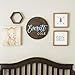Custom Round Nusery Name Sign, Personalized 3D Baby Name Announcement Sign, Personalized Wooden Wall Plaque, 3D Wall Art for Children & Kids Rooms, Family Name Signs, 30 Colors (Design 7)