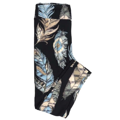 Lularoe Kids Sm-Med S/M Feathers Leggings fits Kids Sizes 2-6 1510-F4-49384 Multicoloured