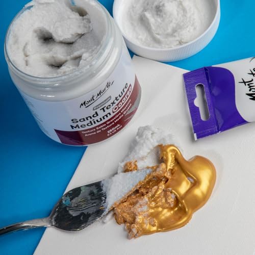 image for Mont Marte Sand Texture Medium Coarse Premium 250ml (8.5 US fl.oz), Sa