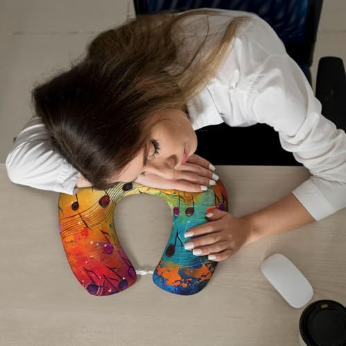 Almohada en U Espuma viscoelástica Negro Tamaño estándar miniatura 7
