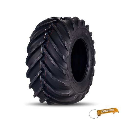 Deestone 26x12.00-12 D405 Tractor Tire 104A3 26x12x12 6 Ply T/L Durable Farm Tire Tire/Keychain Package