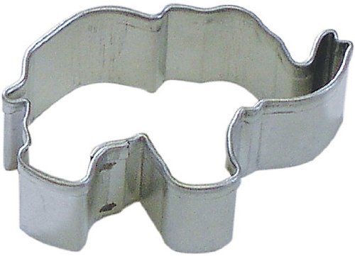 Miniatures OTBP Miniature Elephant Cookie Cutter 1.75 Inch –Tin Plated Steel Cookie Cutters – Miniature Elephant Cookie Mold