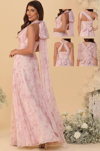 SEIM Women's Transformer Long Bridesamid Dress Multi-Way Wrap Convertible A Line Pleated Formal Evening Gown2