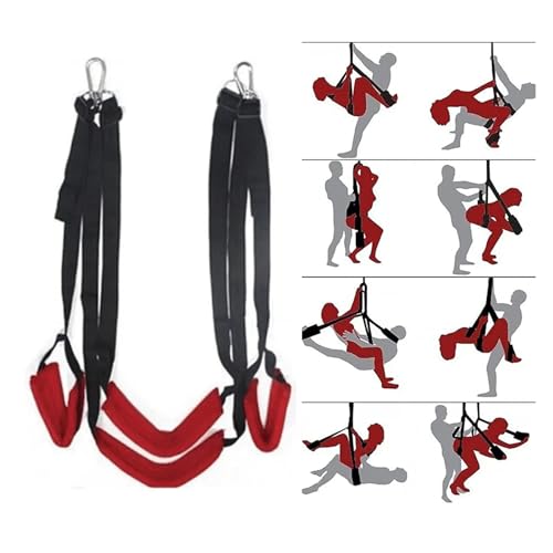 ZARUX ṧexṧexṹậleṧ Coussin de Jeu à 3 Couches d'intérieur Plafond Rotatif à 360° balancoires de Yoga Juĝuețeś Ŝexừalê ṧexṑ ṧex ậdult Kit de Costume Šêxy Šêx Toysper balancoire šêxuelle pour Couple P