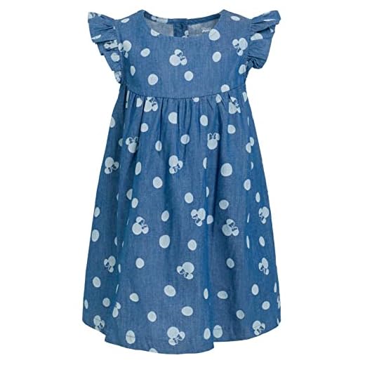 Disney Minnie Mouse Toddler Girls Skater Dress Blue 3T