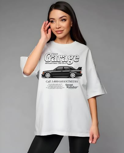 Retro Car Benz 190E Tee, Unisex Vintage Y2K Oversized Graphic T-Shirt, Streetwear Grunge Style, Relaxed Fit, Retro Aesthetic4