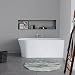Produktbild DURAVIT Eck-Badewanne aus Acryl Standbadewanne DuraDelfi (Ecke rechts) in Weiß 150x75 cm Füllmenge: 226 l Acrylwanne inkl. Zubehör Wanne für 2 Personen Optimale Wärmeisolierung