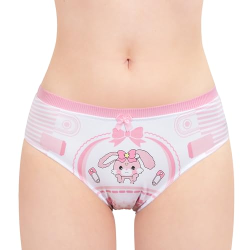 LittleForBig Culotte hipster confortable en coton doux pour femme, rose, 3XL
