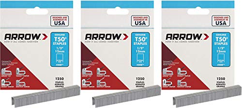 Staple 1/2" T-50 1250PK