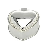Elegante Aufbewahrung für deinen Schmuck! Diese glänzende Herzform-Dose ist der perfekte Begleiter auf deinem Nachttisch oder Fensterbrett, um wertvollen Schmuck sicher und elegant zu verstauen.