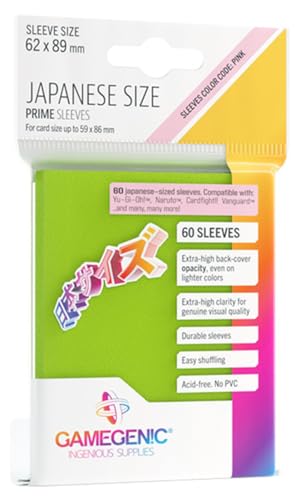 Pack de 60 Fundas Prime Sleeves Japanese Sized - Lima