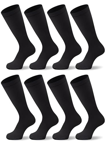 Duufin 8 Pairs Mens Baseball Socks Softball Knee-High