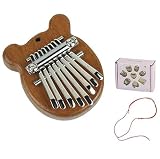 Kalimba For Beginners Portable 8 Key Kalimba Instrument Mini Musical Keyboard Thumb Piano Wooden Gifts Thumb Piano(Style 2)