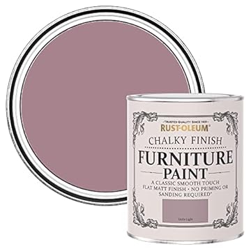Rust-Oleum Pink Upcycled Furniture Paint in Chalky Finish - Little Light 750ml