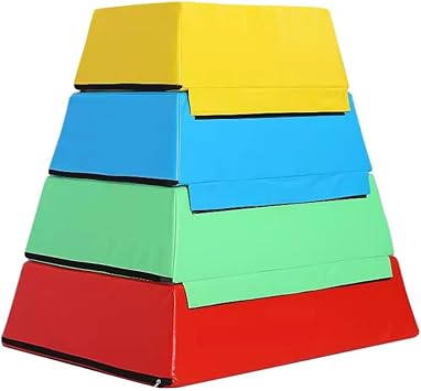 Jumping Box,Foam Plyometric Box for Training - Stackable Soft Plyometric Boxes for Home Gym,Kids Jumping Exercise Fitness Jumping Trainer,35.4 X 23.6 X 35.4 Inch