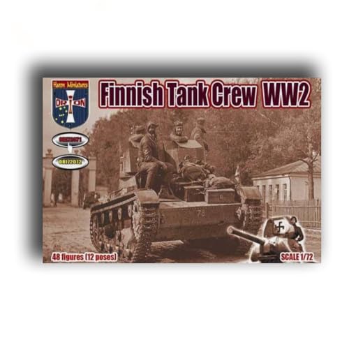 Orion-ORI72071 1/72 Finnish Tank Crew WW2 48 Figures (12poses) Plastic Figures kit