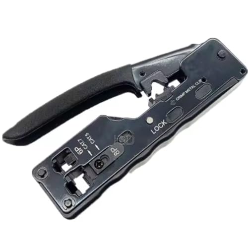 Alicate de Crimpar Proficional Rj45 Vazado Rj11 Cat5 Cat6 Cat7