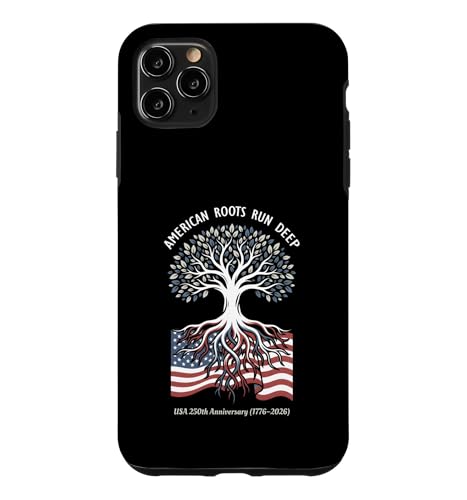 American Roots Run Deep Patriotic Heritage Flag 7��4�� 250 �X�}�z�P�[�X iPhone 11 Pro Max �p