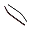 TuningPros Outside Mount Window Vent Visors Rain Guards Compatible with Scion Scion tC 2011-2016 | Side Window Wind Deflectors Rain Shields | Smoke Tinted, 2 Pcs Set, DGWV-736 #1