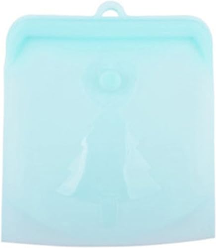 Miniatura 1 de AGGERT Bolsa de almacenamiento de alimentos de 33.8fl oz, bolsa de alimentos reutilizable, a prueba de fugas, reutilizable, bolsa fresca, bolsa para