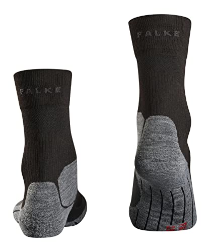 Falke Mens Ru4 Cool Sock-Medium Padding-Cooling Capabilities Running Socks, Black (Black-Mix 3010), Us 12.5-13.5 Eu 46-48 Uk 11-12.5 #TOP1