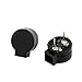 Aexit 2pcs DC Speakers 5V 2 Terminals Single-Side Buzz Passive Stereo Electronic Satellite Speakers Buzzer 13x11x7mm