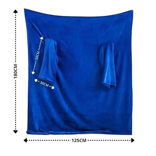 Coberto Com Mangas Grande Alta Qualidade Quentinho Flanela