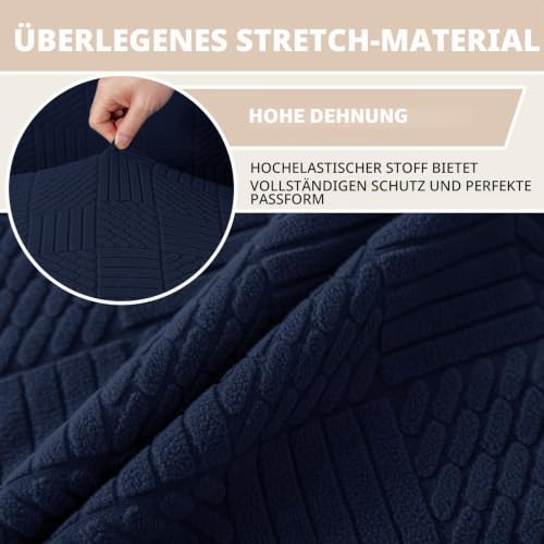 Ystyle Stretch Stuhlhussen 6er Set, Stuhlbezug Elastisch Abnehmbarer Waschbarer,Universal Langlebig Stuhlbezüge… – Ansicht 4