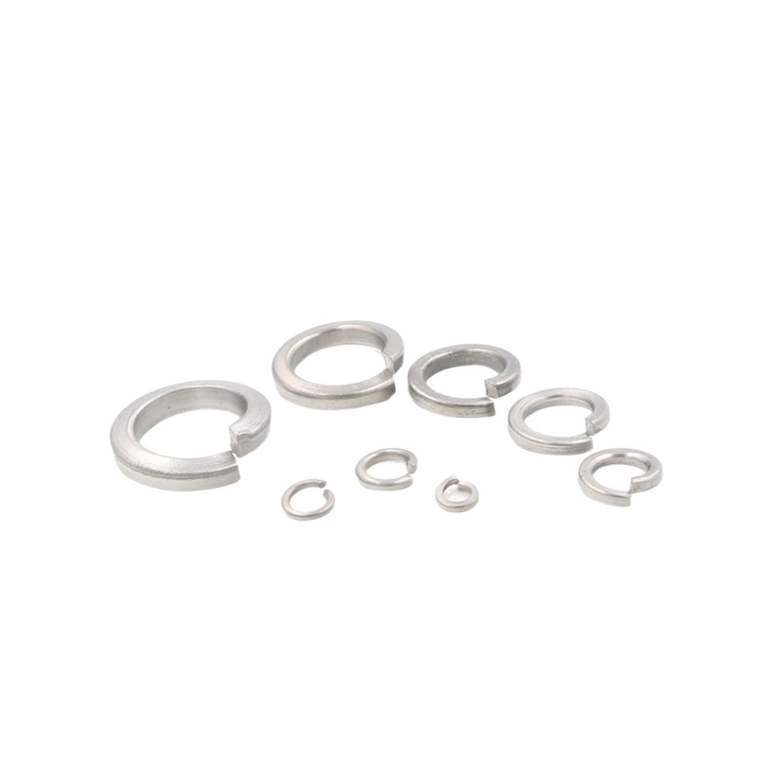 10 Stück M3/4/5/6/8/10/12/14/16/18/20 Federring (Color : Silver, Size : M18)