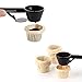 Party Bargains Coffee Scoop for Keurig Reusable K Cups - 1 Scoop for Single Serve Refillable Keurig Filters - Black