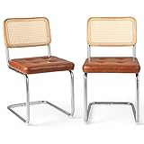 hans wegner lounge chair 【Vielseitig einsetzbar】 Das exquisite Esszimmerstuhl-Set aus Rattan mit elegantem und stilvollem Erscheinungsbild verleiht Ihrem Wohnraum ein modernes Flair. Es eignet sich für verschiedene Anlässe wie Küche, Wohnzimmer, Terrasse, Restaurant, Empfang, Bankett usw.
